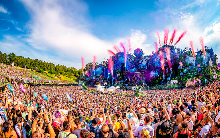 Fotografia colorida de Tomorrowland Brasil 2025 - divulgação