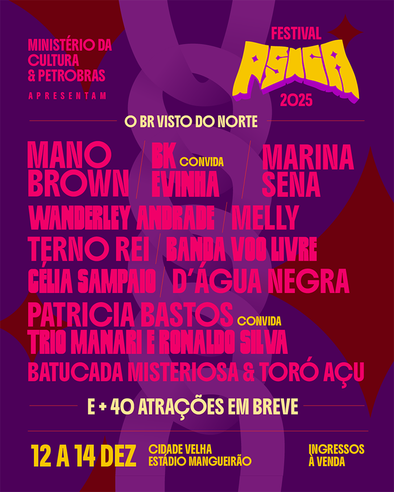Arte colorida do Festival Psica 2025 - divulgação LineUp