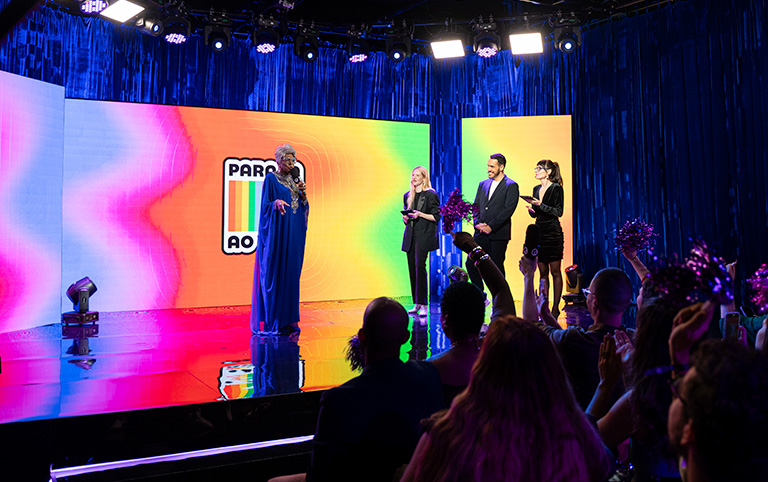 Fotografia colorida de Live da Parada do Orgulho SP - DiaTV