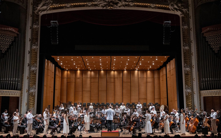Fotografia colorida de Orquestra Sinfônica Municipal por Larissa Paz