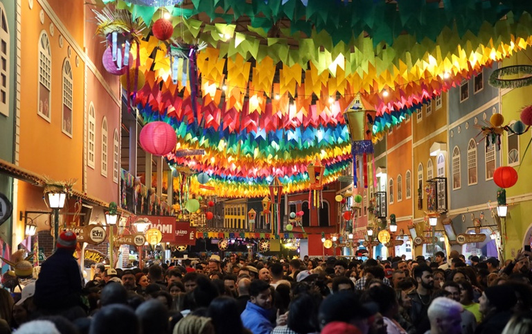 Fotografia colorida do Centro de Tradições Nordestinas - CTN - para divulgação do São João de Nóis Tudim 2025