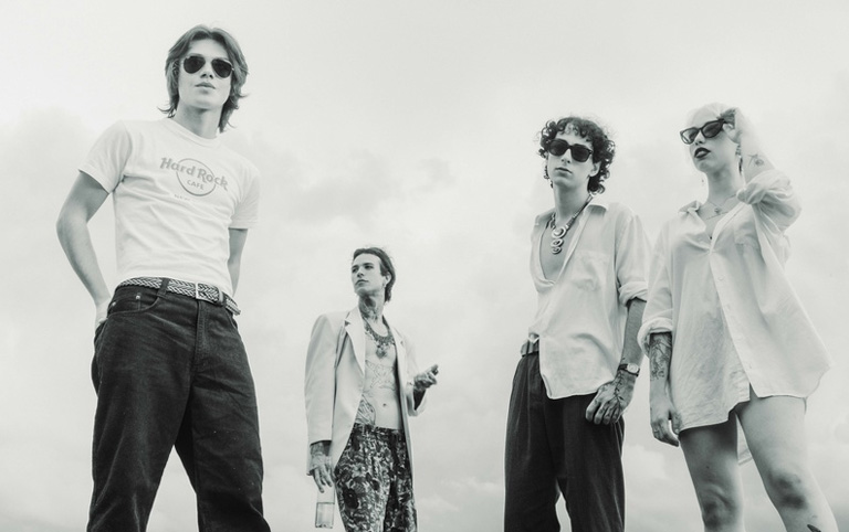 Fotografia em preto e branco de Venere Vai Vênus por Divulgação Festival João Rock 2025