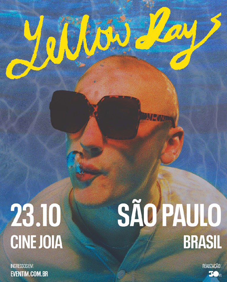 Arte colorida de Yellow Days com foto de Brett Stanley