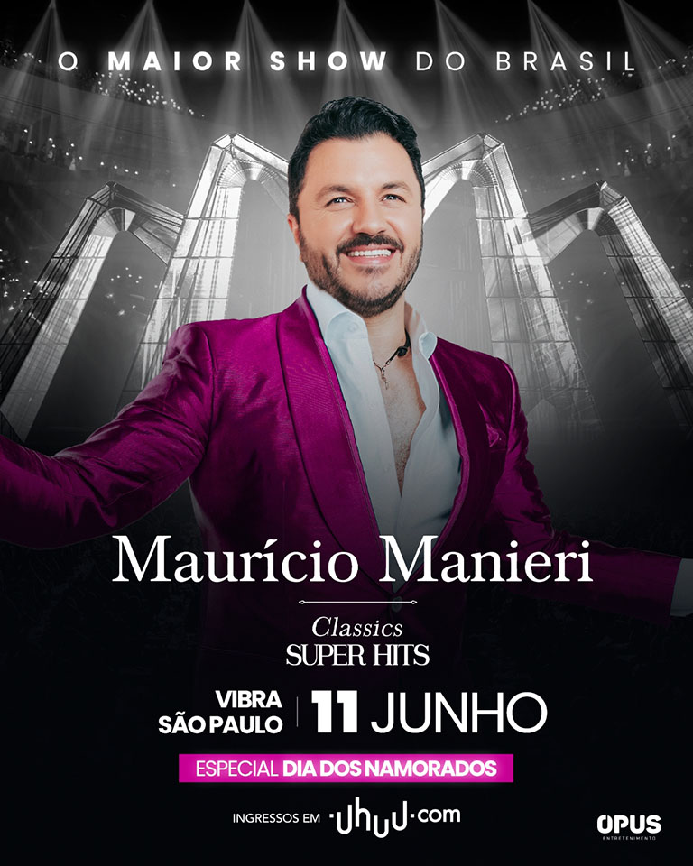 Arte colorida de Maurício Manieri - especial Dia dos Namorados 2025 - Vibra São Paulo